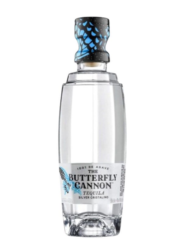蝴蝶加濃龍舌蘭-銀鑽Silver BUTTERFLY CANNON CRISTALINO TEQUILA