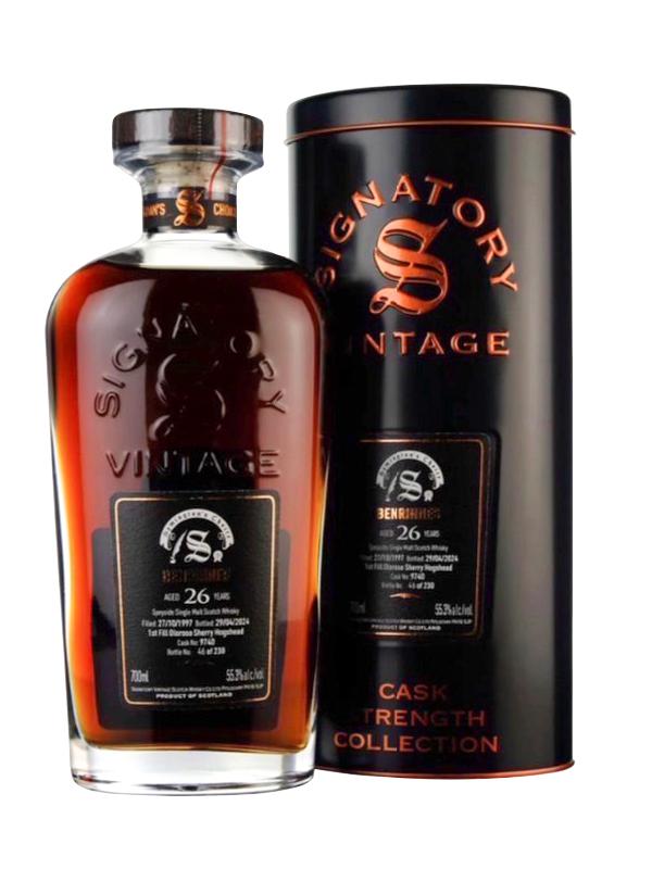 聖弗力 SIGNATORY VINTAGE 1997 BENRINNES 本利林 26年雪莉桶