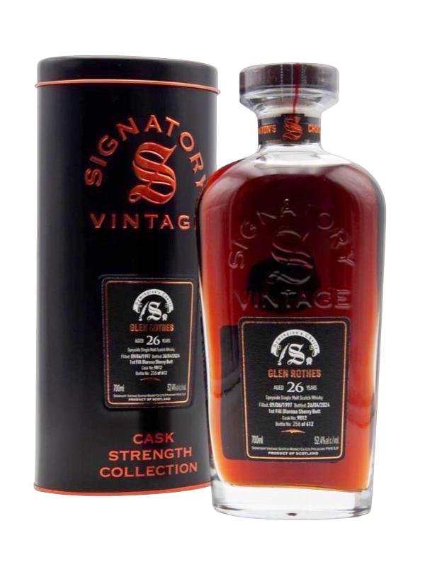 聖弗力 SIGNATORY VINTAGE 1997 GLEN ROTHES 格蘭路思 26 年雪莉桶