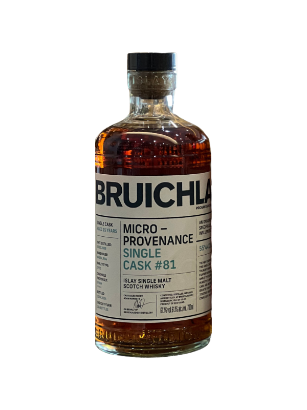 布萊迪 15年希哈紅酒單桶 台灣獨享版 BRUICHLADDICH MICRO-PROVENANCE SYRAH Single Cask  #81/15yo  Taiwan Exclusive