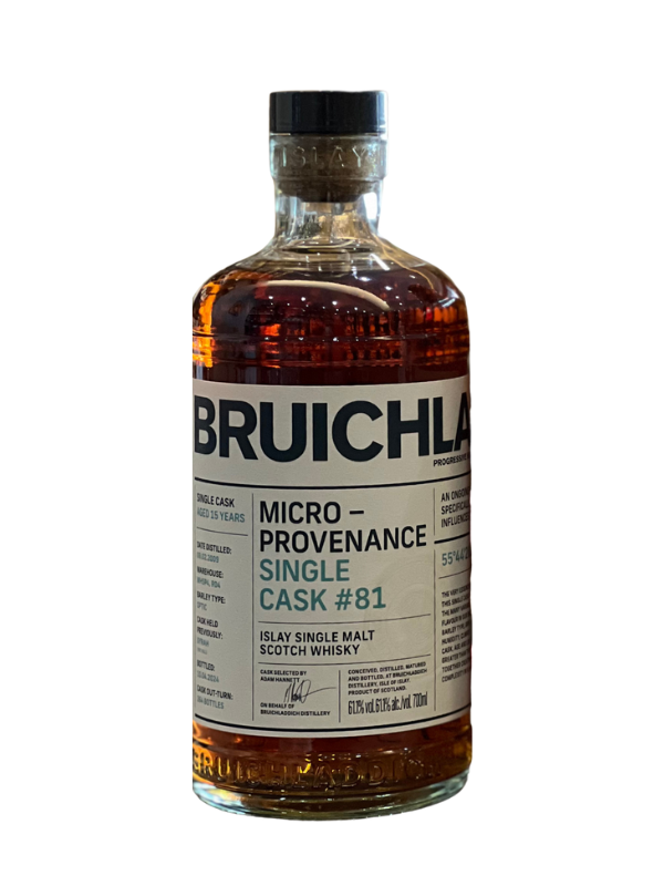 布萊迪 15年希哈紅酒單桶 台灣獨享版 BRUICHLADDICH MICRO-PROVENANCE SYRAH Single Cask  #81/15yo  Taiwan Exclusive