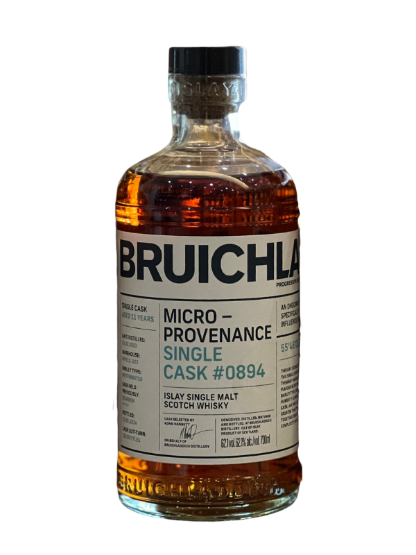 布萊迪 11年初次波本單桶 台灣獨享版 BRUICHLADDICH MICRO-PROVENANCE BOURBON Single Cask  #0894/11yo  Taiwan Exclusive