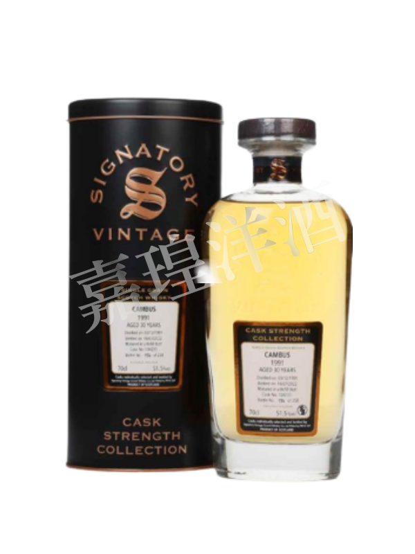 聖弗力 關廠單桶系列 康布斯1991/30年 Signatory Cambus 1991/30yo