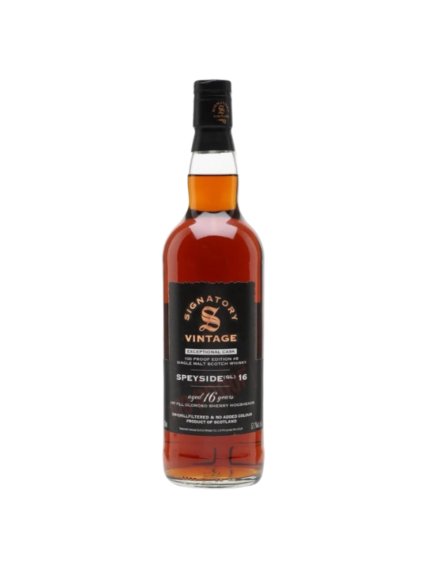 聖弗力 100PROOF 神秘斯貝賽(GL)16年 #8 Signatory 100 Proof Speyside(GL) 16yo #8