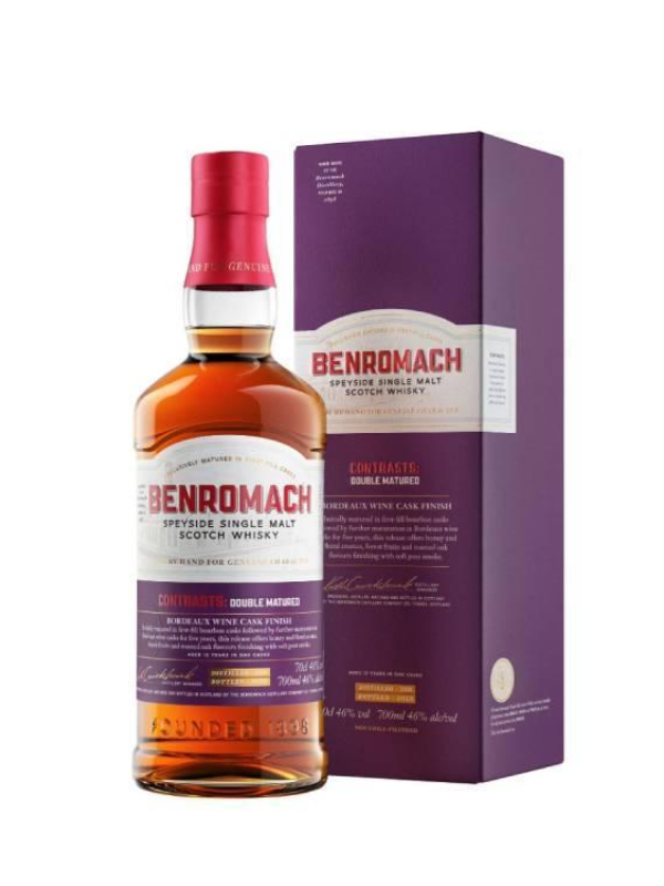 百樂門對比系列2011 波爾多紅酒桶 Benromach Distillery Launches Limited-Edition Whisky Double Matured In First-Fill Bourbon And Bordeaux Wine Casks