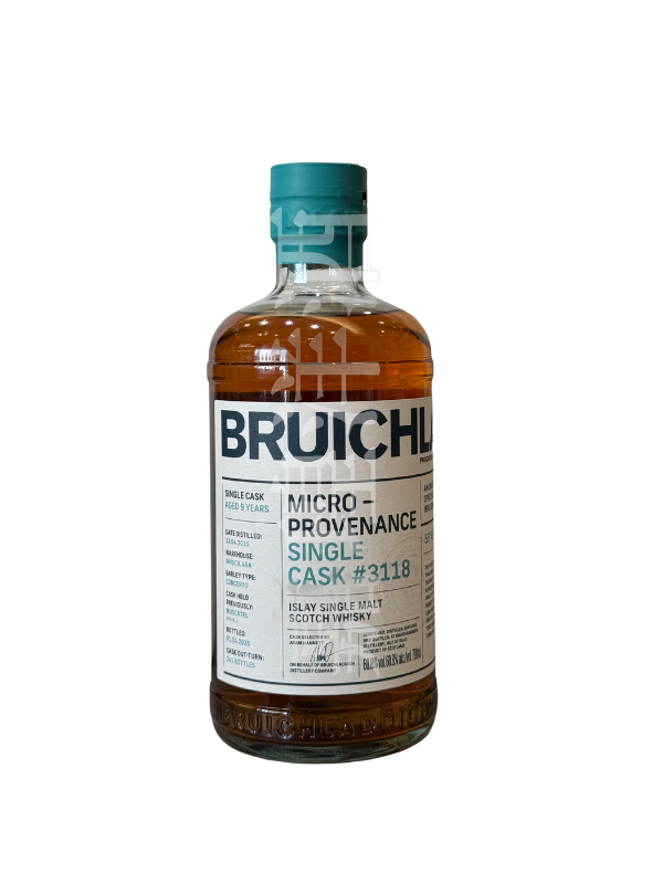 布萊迪 9年初次蜜絲佳雪莉單桶 台灣獨享版 BRUICHLADDICH MICRO-PROVENANCE MOSCATEL Single Cask  #3118/9yo  Taiwan Exclusive