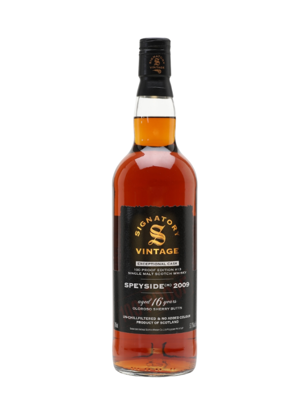 聖弗力 100PROOF 神秘斯貝賽2009/16年 #13 Signatory 100 Proof SPEYSIDE(M) 2009/16yo #13