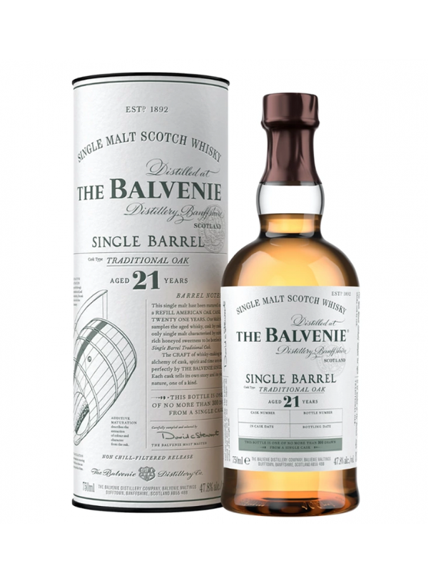 百富21年 單一酒桶 700mlScotland Balvenie 21 Year Old Single Barrel Speyside Single
