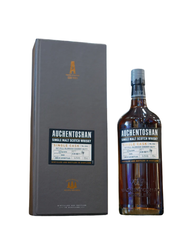 歐肯特軒1979/45年 初次雪利單桶原酒 0.7L Auchentoshan 1979 45YO Oloroso Sherry Cask Strenght 54.9%