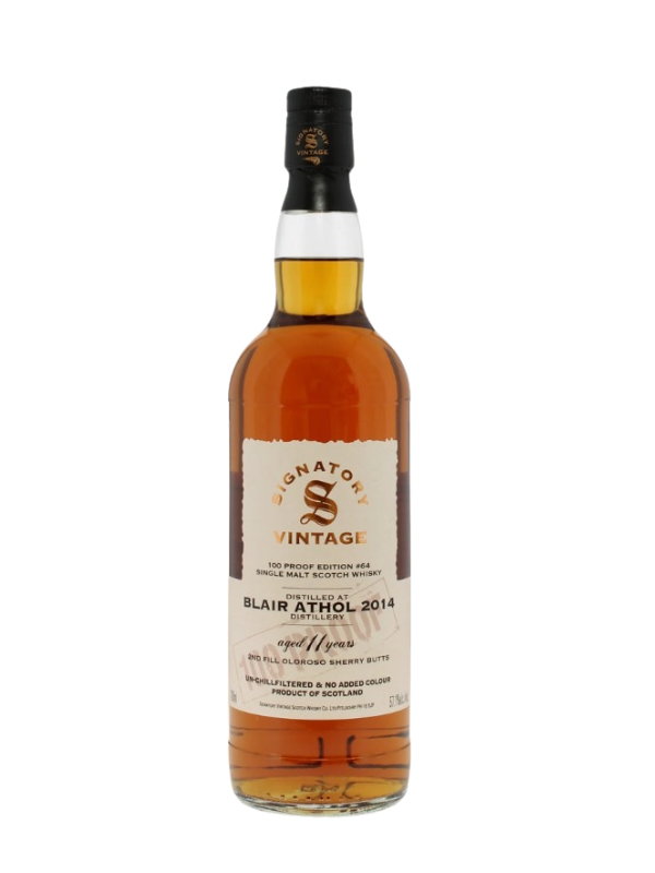 聖弗力100pr系列布萊爾阿蘇2014 /11年#64 SIGNATORY100pr BLAIR ATHOL2014/11y#64