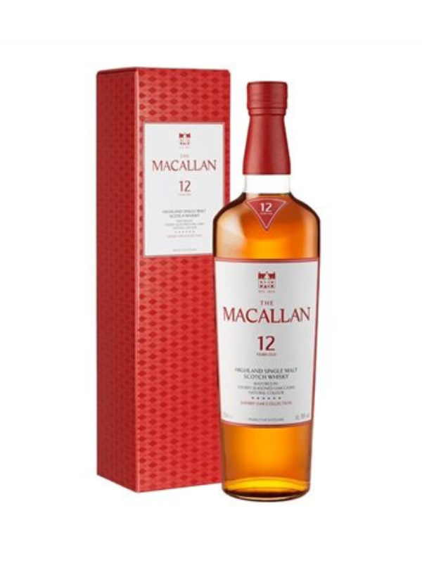 麥卡倫雪莉桶 12年單一麥芽威士忌2025年 The Macallan Sherry Oak Cask 12 Years Old Single Malt Whisky