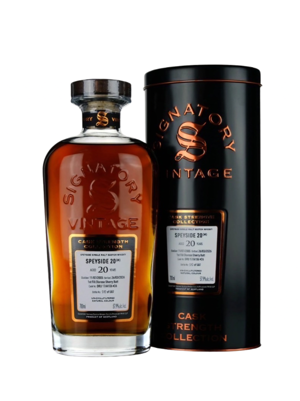 聖弗力SPEYSIDE(M)2005/20年單桶原酒#26 SIGNATORY SPEYSIDE(M)2005/20Y #26