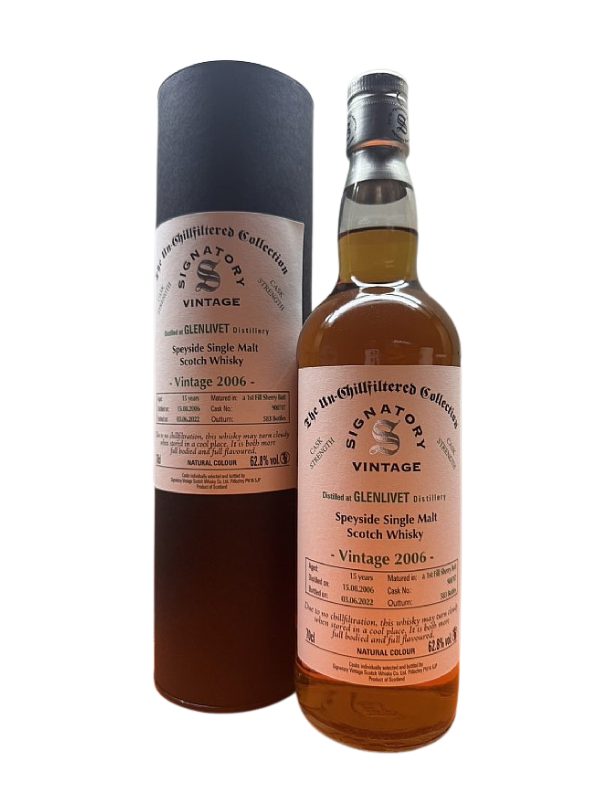 聖弗力 格蘭利威2006/15年62.8% SIGNATORY GLENLIVET 2006/13Y 62.8%