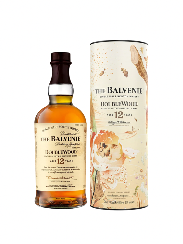 百富12年 花時心藝限量設計款THE BALVENIE 12Y DOUBLE WOOD LIMITED EDITION